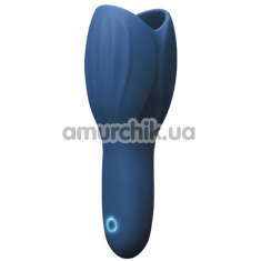 Мастурбатор для голівки члена з вібрацією Renegade Vibrating Head Unit Rechargeable, синій - Фото №1