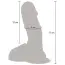 Вибратор Get Real Naked Vibrating Dildo 6.5 Inch, телесный - Фото №6
