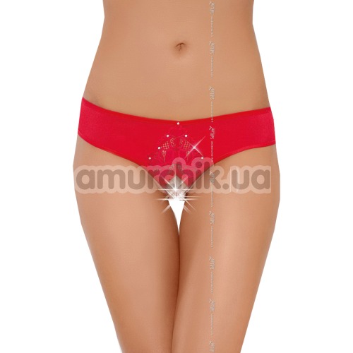 Трусики-шортики жіночі Panties червоні (модель 2400) - Фото №1