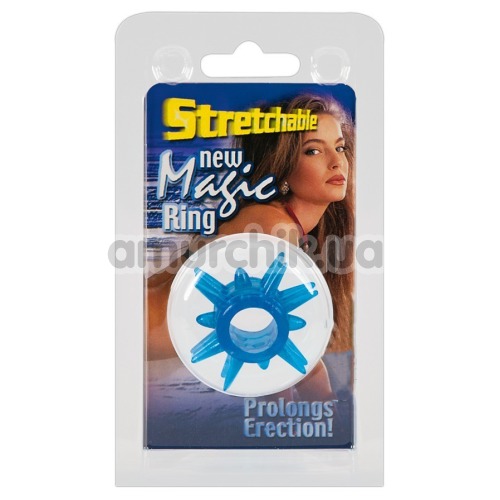 Кольцо-насадка Stretchable Magic Ring, голубая