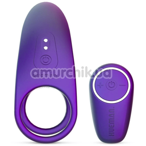 Виброкольцо для члена Hueman Infinity Ignite, фиолетовое