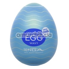 Мастурбатор Tenga Egg Wavy Cool Edition Волнистый  - Фото №1