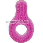 Эрекционное кольцо Super Stretch Enhancer Ring, розовое - Фото №1
