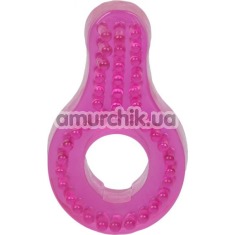 Ерекційне кільце Super Stretch Enhancer Ring, рожеве - Фото №1