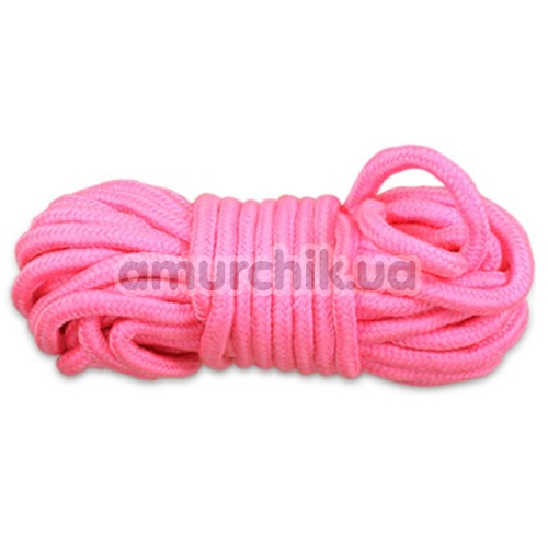 Мотузка Fetish Bondage Rope, рожева - Фото №1