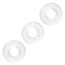 Набор эрекционных колец Silicone Set Of 3 Stacker Rings, прозрачный - Фото №1