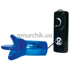 Клиторальный вибратор Lick It, синий - Фото №1
