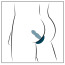 Вибростимулятор простаты с ротацией Anos Finest Butt Wear RC Rotating Prostate Plug With Vibration, синий - Фото №13