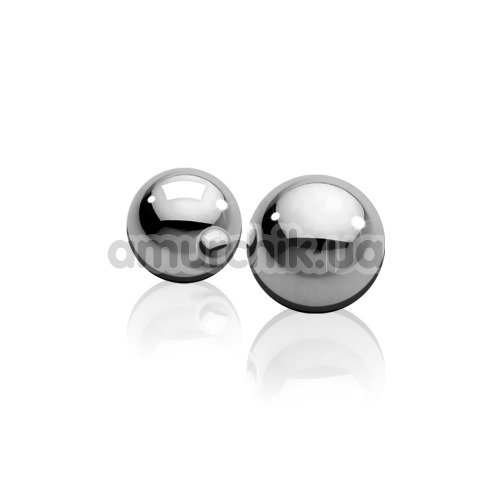 Вагинальные шарики Metal Worx Ben-Wa Balls Small, серебрянные - Фото №1