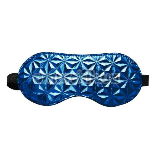 Маска на глаза Whipsmart Diamond Collection Black Out Blindfold, синяя - Фото №1