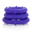 Набор эрекционных колец Posh Silicone Love Rings, 3 шт фиолетовый - Фото №5