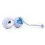 Вагінальні кульки OVO L1, біло-блакитні - Фото №4