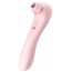Симулятор орального секса для женщин с вибрацией Boss Series Rechargeable Sucking Massager, светло-розовый - Фото №5