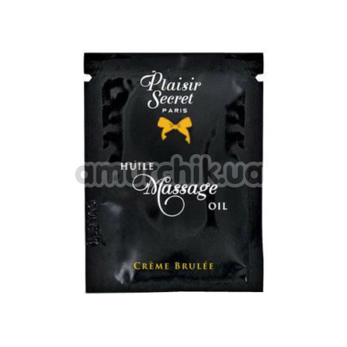 Масажна олія Plaisirs Secrets Paris Huile Massage Oil Creme Brulee - крем-брюле, 3 мл
