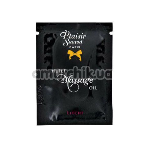 Масажна олія Plaisirs Secrets Paris Huile Massage Oil Litchi - лічі, 3 мл