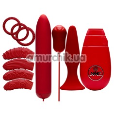 Набір з 10 предметів Flirty Kit Set, червоний - Фото №1