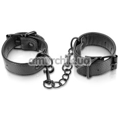 Фіксатори для рук Fetish Tentation Enjoy Pain Adjustable Handcuffs, чорні - Фото №1