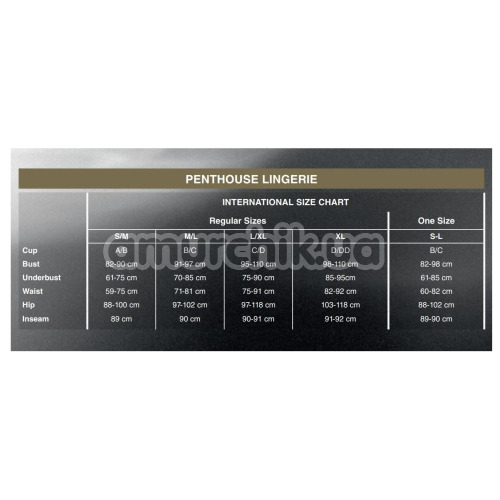 Комплект Penthouse Lingerie Best Foreplay, черный: боди + юбка