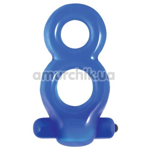 Виброкольцо Renegade Vibrating Men's Ring, синее - Фото №1
