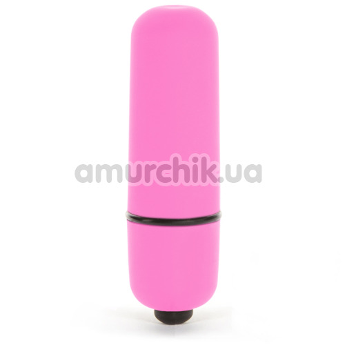 Клиторальный вибратор X-Basic Bullet Mini One Speed, розовый - Фото №1