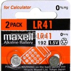 Батарейки Maxell Alkaline LR41 (AG3), 2 шт - Фото №1