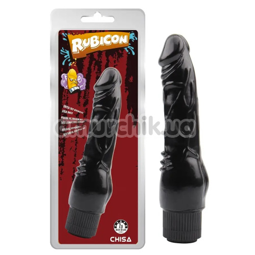 Вібратор Rubicon Ignite Vibrating Naughty Cock, чорний