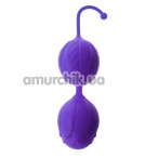Вагинальные шарики Geisha Lastic Balls, фиолетовые - Фото №1