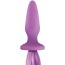 Анальна пробка з фіолетовим хвостом Unicorn Tails Pastel, фіолетова - Фото №10