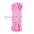 Мотузка для бондажу DS Fetish 5 M, рожева - Фото №1