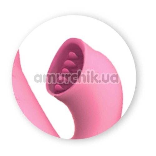 Вібратор з підігрівом Vibes Of Love Heating Snail Trail, рожевий