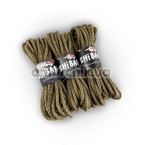 Мотузка Feral Feelings Shibari 8м, світло-коричнева