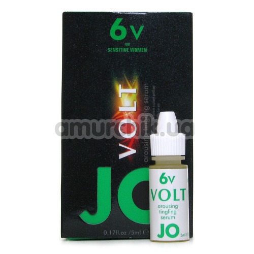 Стимулирующая сыворотка для женщин JO Volt Arousing Tingling Serum - 6v, 5 мл