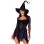 Костюм ведьмы Leg Avenue Mystical Witch черный: платье + шляпа - Фото №1