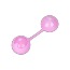 Вагинальные шарики Vibrating Bell Balls, розовые - Фото №7
