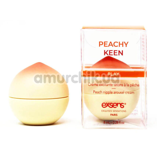 Крем для стимуляции сосков Exsens Peachy Keen - персик, 8 мл