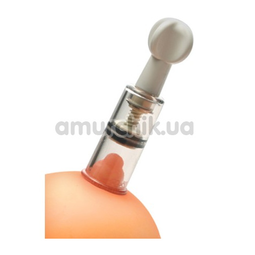 Вакуумные стимуляторы для сосков и клитора Size Matters Max Twist Clit & Nipple Tripple Sucker Set, белые
