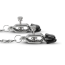 Зажимы для сосков с цепочкой Easy Toys Nipple Clamps, серебряные - Фото №3