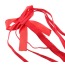 Боді зі шнурівкою і пряжками червоне - Фото №3