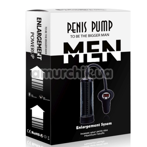Вакуумная помпа для члена Penis Pump Men, черная