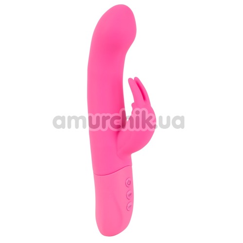 Вібратор Sweet Smile Rechargeable G-Spot Rabbit Vibe, рожевий - Фото №1