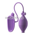 Вакуумная помпа с вибрацией для клитора Fantasy For Her Sensual Pump-Her, фиолетовая - Фото №1