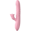 Вибратор с толчками, ротацией и подогревом Angelia 00141, розовый - Фото №1