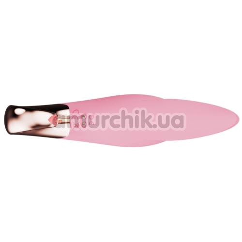 Клиторальный вибратор Boss Series Flirting Tongue Licking Vibrator, розовый