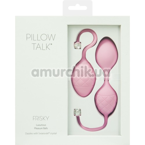 Набір вагінальних кульок Pillow Talk Frisky, рожевий