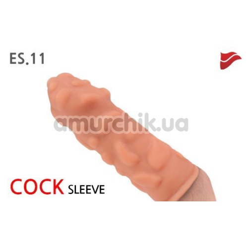 Насадка на пенис Kokos Extreme Sleeve ES.11 М 011, телесная
