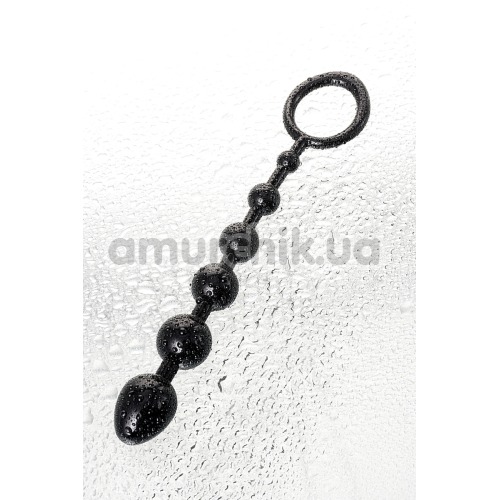 Анальная цепочка A-Toys Anal Beads 761310 S-Size, чёрная