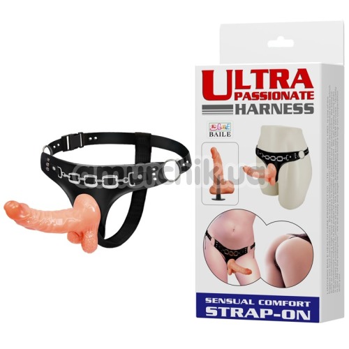 Страпон Ultra Passionate Harness 022023, телесный