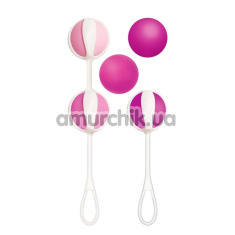 Вагинальные шарики Geisha Balls 3, розовые - Фото №1