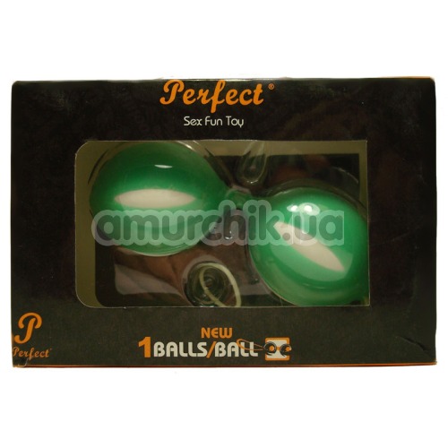 Вагинальные шарики Geisha Lastic Balls Perfect зеленые