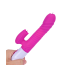 Вибратор с подогревом, ротацией и толчками FoxShow Silicone Heating and Thrusting Vibrator, розовый - Фото №2